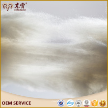 proveedores de China 100% puro chino interno mongolia cashmere fibra de color blanco